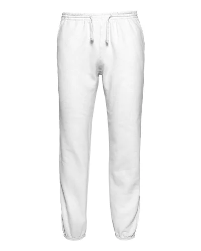 Pantalone felpa Uomo , Cotone-Poliestere, con elastico Bianco