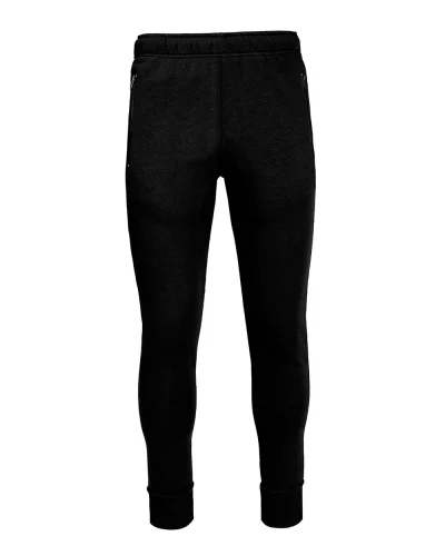Pantalone Felpa Soft Uomo in Cotone 75% Nero/Nero