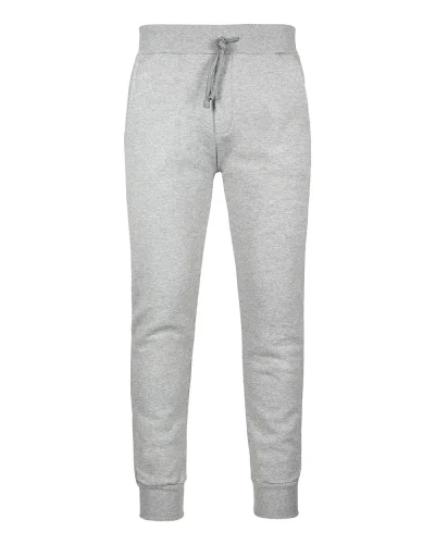 Pantalone felpa soft cotone stretch comfort Melange Chiaro