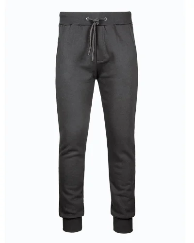 Pantalone felpa soft cotone stretch comfort Piombo Scuro