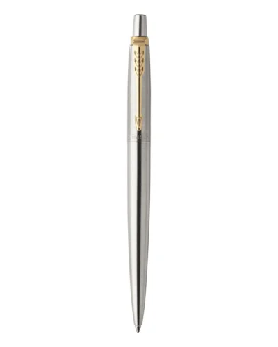 Parker Jotter Penna a Sfera Metallo Argento con Refill QuinkFlow Stainless