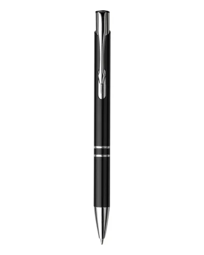 Penna a sfera Albacete in alluminio con refill Nero