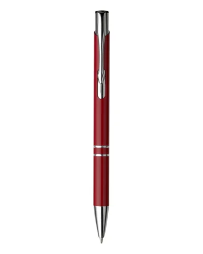 Penna a sfera Albacete in alluminio con refill Rosso