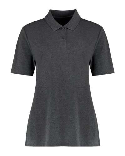 Polo Donna Workforce Regular Fit 170g Cotone/Poliestere Dark Grey Marl