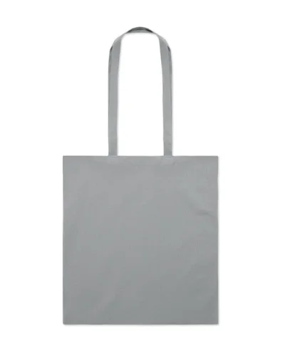 TURA COLOUR Shopper cotone biologico 180g UE, 36x41cm, Nature Grigio