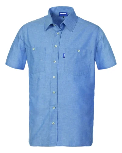 Camicia uomo BRUNO Iron manica corta, tessuto traspirante