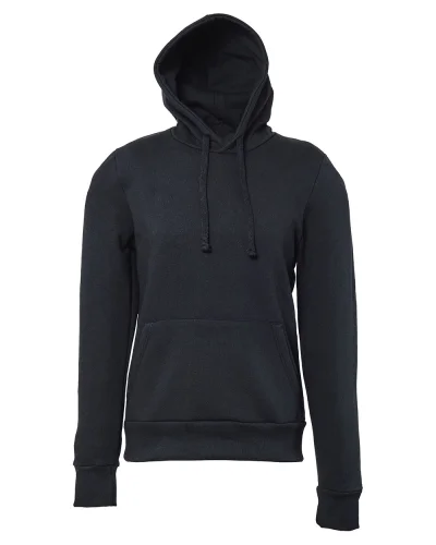 Corsica Lady Felpa donna made in Italy, French Terry, con cappuccio Black