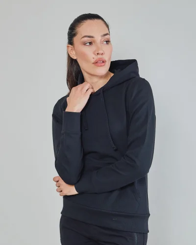 Corsica Lady Felpa donna made in Italy, French Terry, con cappuccio