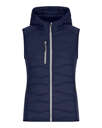 Doxa Hybrid Vest Donna, pile trapuntato, SoronaAura, zip YKK