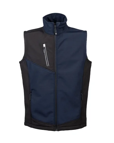 Monterosa Gilet Heavy Softshell Uomo, Impermeabile e Traspirante Navy
