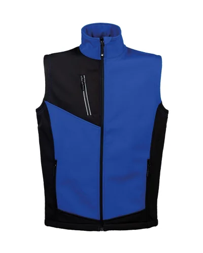 Monterosa Gilet Heavy Softshell Uomo, Impermeabile e Traspirante Royal