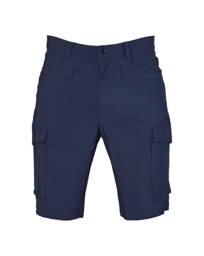 Sestri Pantalone Corto Multitasche Uomo, Elasticizzato UPF 50+ Navy