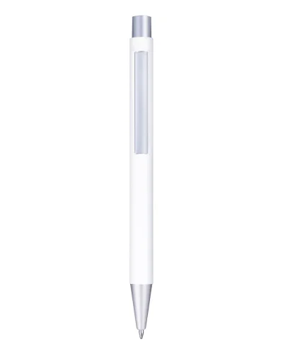Penna in metallo Raffa Bianco
