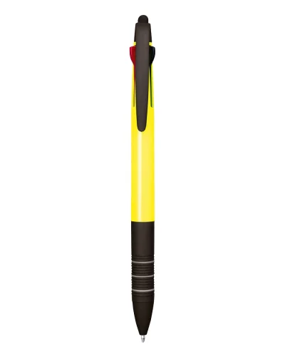 Penna touch screen Trio Flu Giallo Fluo