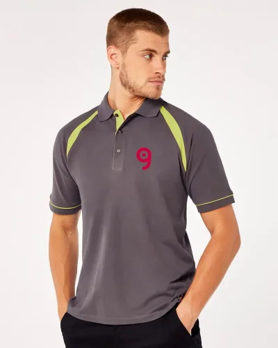 Oak Hill Polo Uomo Cotone Piquè, Classic Fit, Maniche Raglan