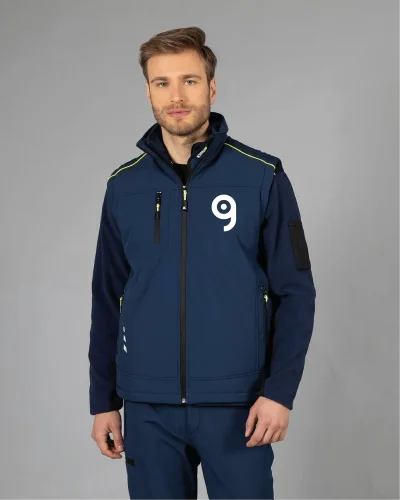Gilet Bormio 4STRETCH softshell impermeabile, rifrangente
