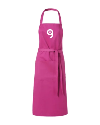 Grembiule Viera lungo con 2 tasche, twill robusto 100x70 cm