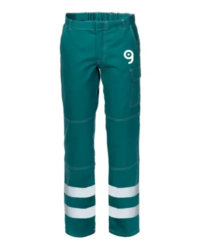 SerioPlus+ Pantalone da Lavoro Cotone Banda Rifrangente