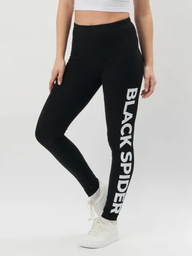 Leggings donna cotone elasticizzato slim, senza cuciture laterali