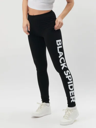 Leggings donna cotone elasticizzato slim, senza cuciture laterali
