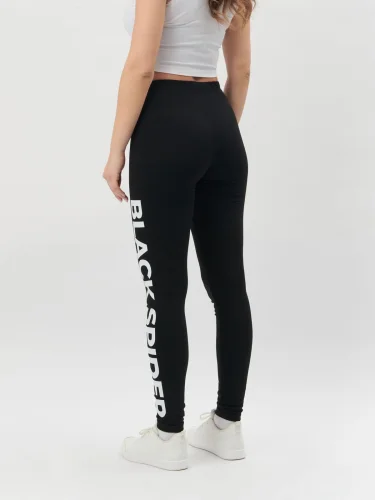 Leggings donna cotone elasticizzato slim, senza cuciture laterali