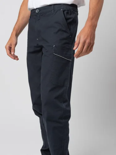 Pantalone Power multitasche elasticizzato HiViz, cotone 260g