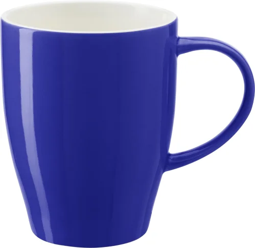 Tazza Paula in porcellana bianca 350 ml con finitura elegante