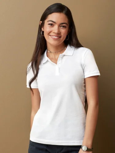 Polo Donna Lux  100% Cotone, 180g/m², Vestibilità Femminile