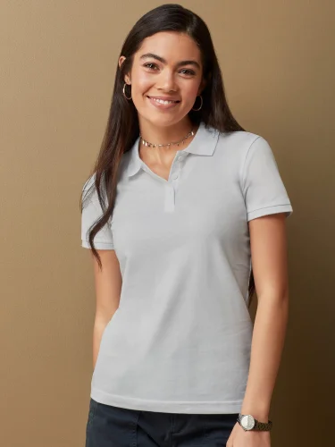 Polo Donna Lux  100% Cotone, 180g/m², Vestibilità Femminile