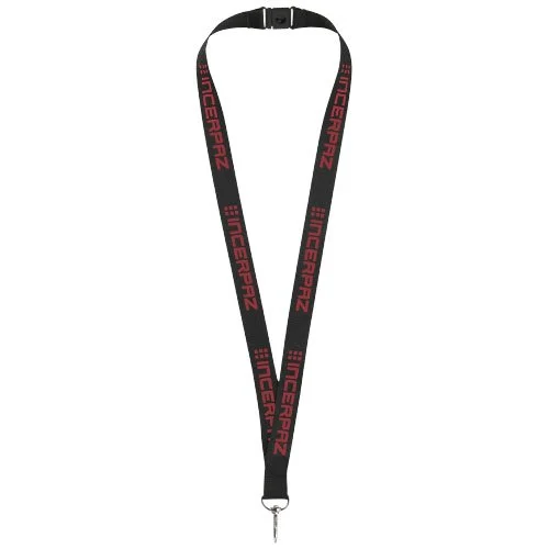 Laccetto porta badge in poliestere con sgancio sicurezza 50x2cm