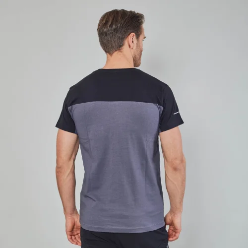 T-shirt Oviedo bicolore uomo, manica corta