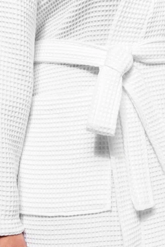 Accappatoio waffle NIDOO: leggero, assorbente ed elegante
