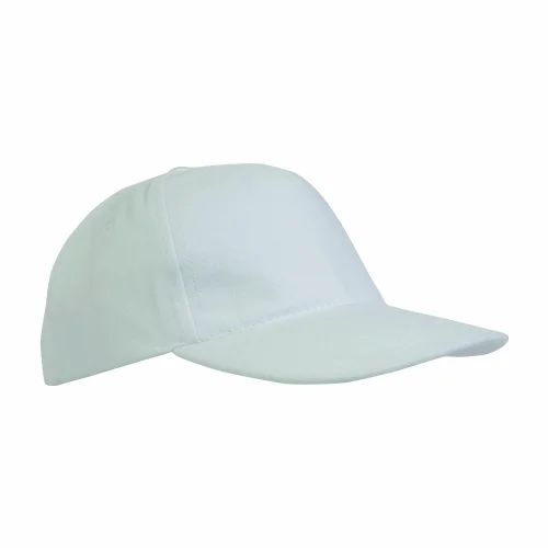 Cappellino  cotone pesante, 5 pannelli, velcro, elasticizzato