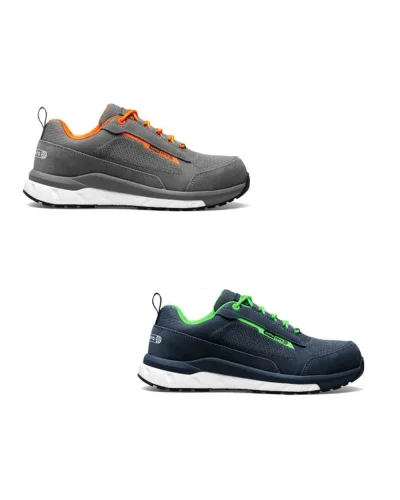 Scarpe Antinfortunistiche Shuttle S3S ESD grigie, punta fibra vetro