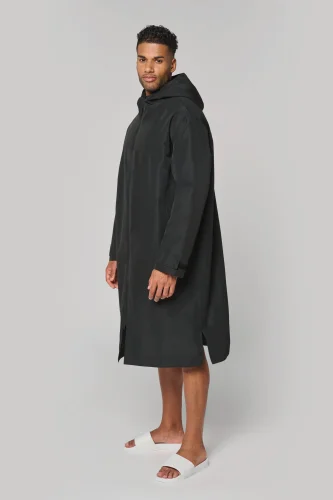 Parka lungo foderato in sherpa unisex
