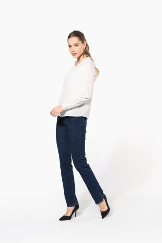 Blusa donna crêpe manica lunga