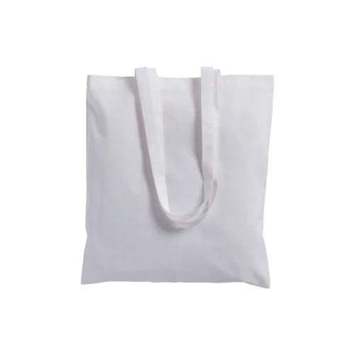 Borsa shopper a tinta unita in cotone riciclato da 220 g/m2
