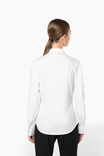 Camicia donna in popeline manica lunga