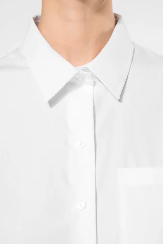 Camicia donna in popeline manica lunga