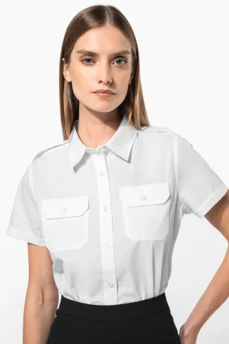 Camicia pilota donna manica corta