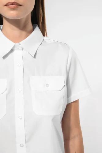 Camicia pilota donna manica corta
