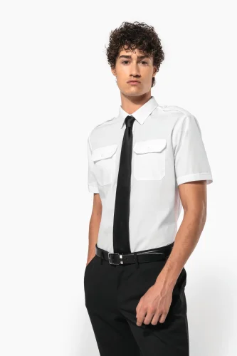 Camicia pilota uomo manica corta
