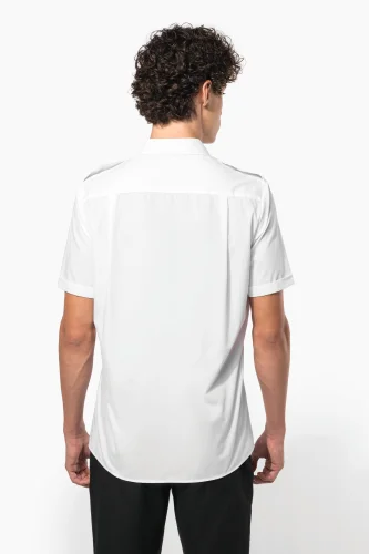 Camicia pilota uomo manica corta