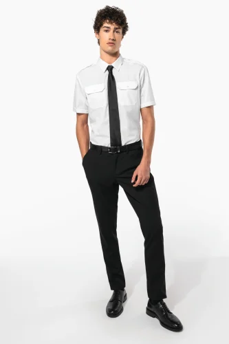Camicia pilota uomo manica corta