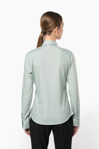 Camicia popeline policotone donna facile da lavare