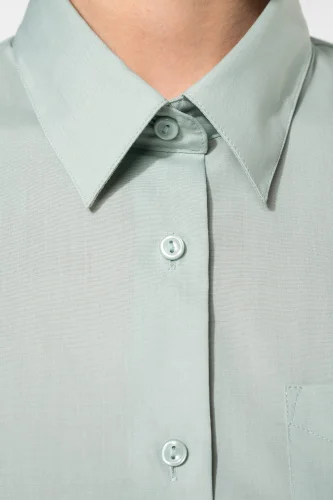 Camicia popeline policotone donna facile da lavare