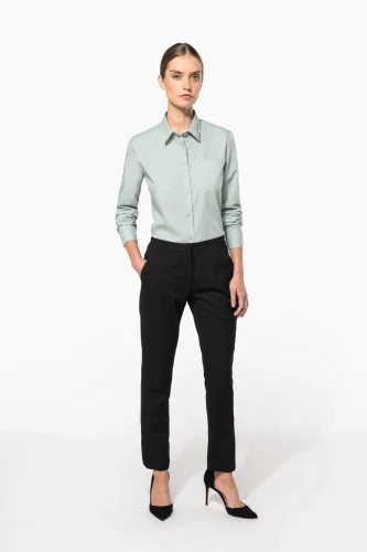 Camicia popeline policotone donna facile da lavare