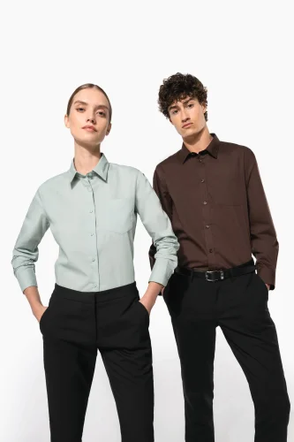 Camicia popeline policotone donna facile da lavare