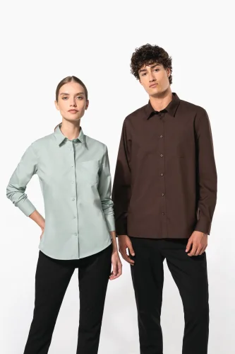 Camicia popeline policotone donna facile da lavare