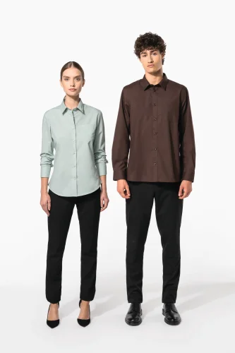 Camicia popeline policotone donna facile da lavare